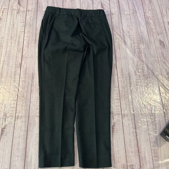 Banana Republic Women’s Martin Fit Wool Green Black Herringbone Patns Size 4S - Picture 2 of 10